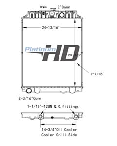 Nissan Plastic / Aluminum Radiator